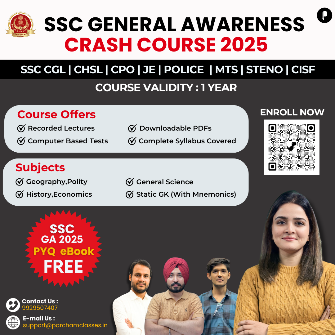 SSC GA Crash Course Promotions