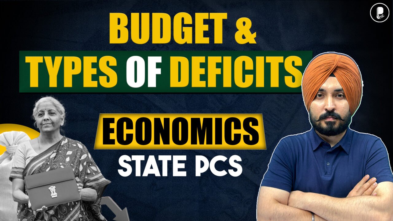 Budget & Types of Deficits (Fiscal, Revenue, Primary) | Economics for State PCS