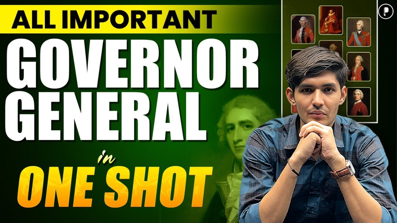 All Important Governor Generals of India PDF