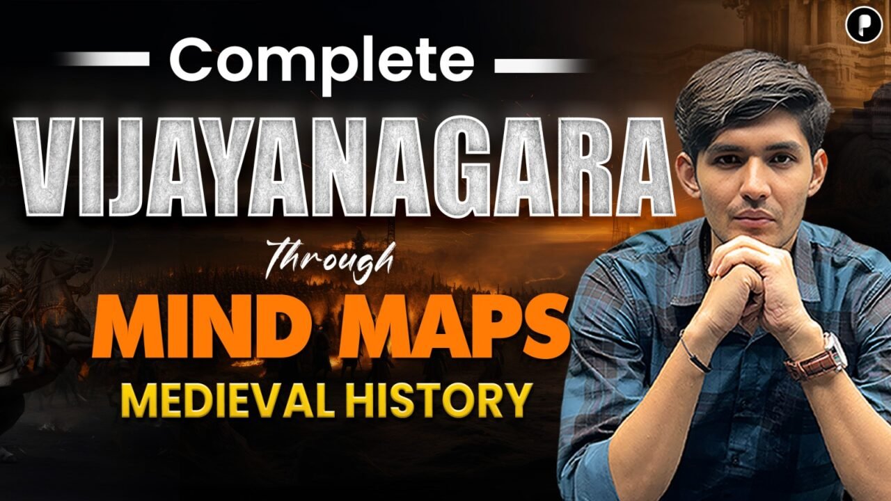 Complete Vijayanagar Through Mind Map | Medieval History