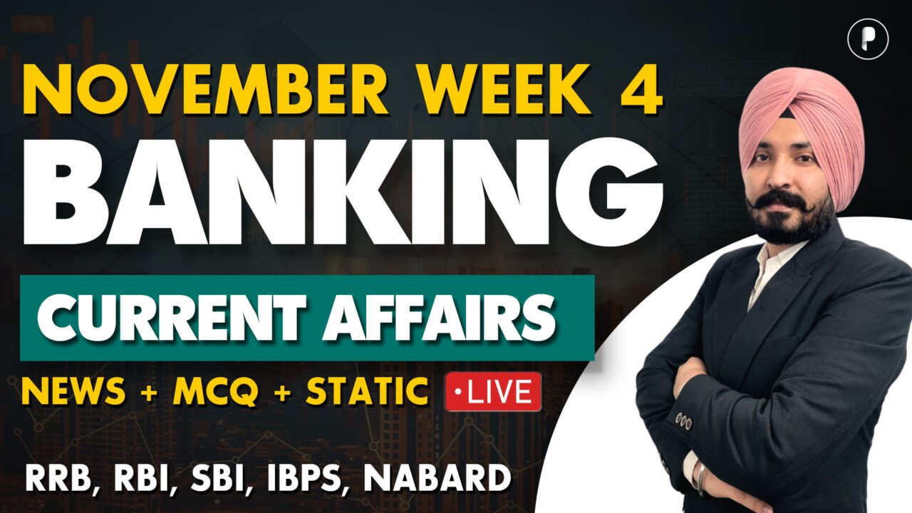 Weekly Banking Current Affairs November'25 - PDF Week 4