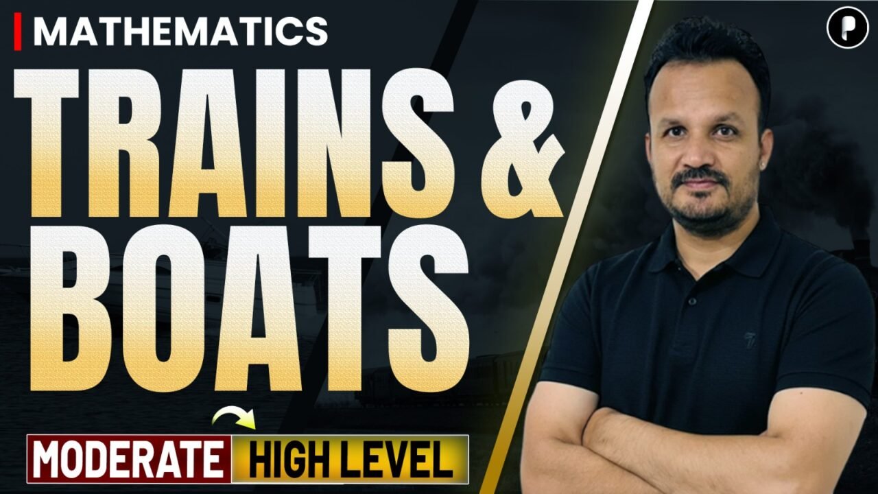 Trains & Boats | Moderate to High Level Questions | Maths for SSC, Banking & Govt Exams