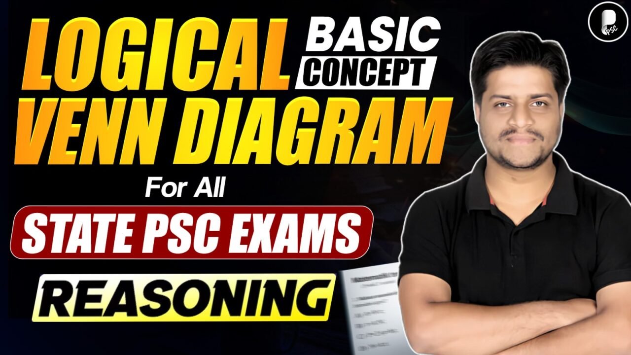 Logical Venn Diagram (Basic Concept) | Reasoning for All State PSC Exams