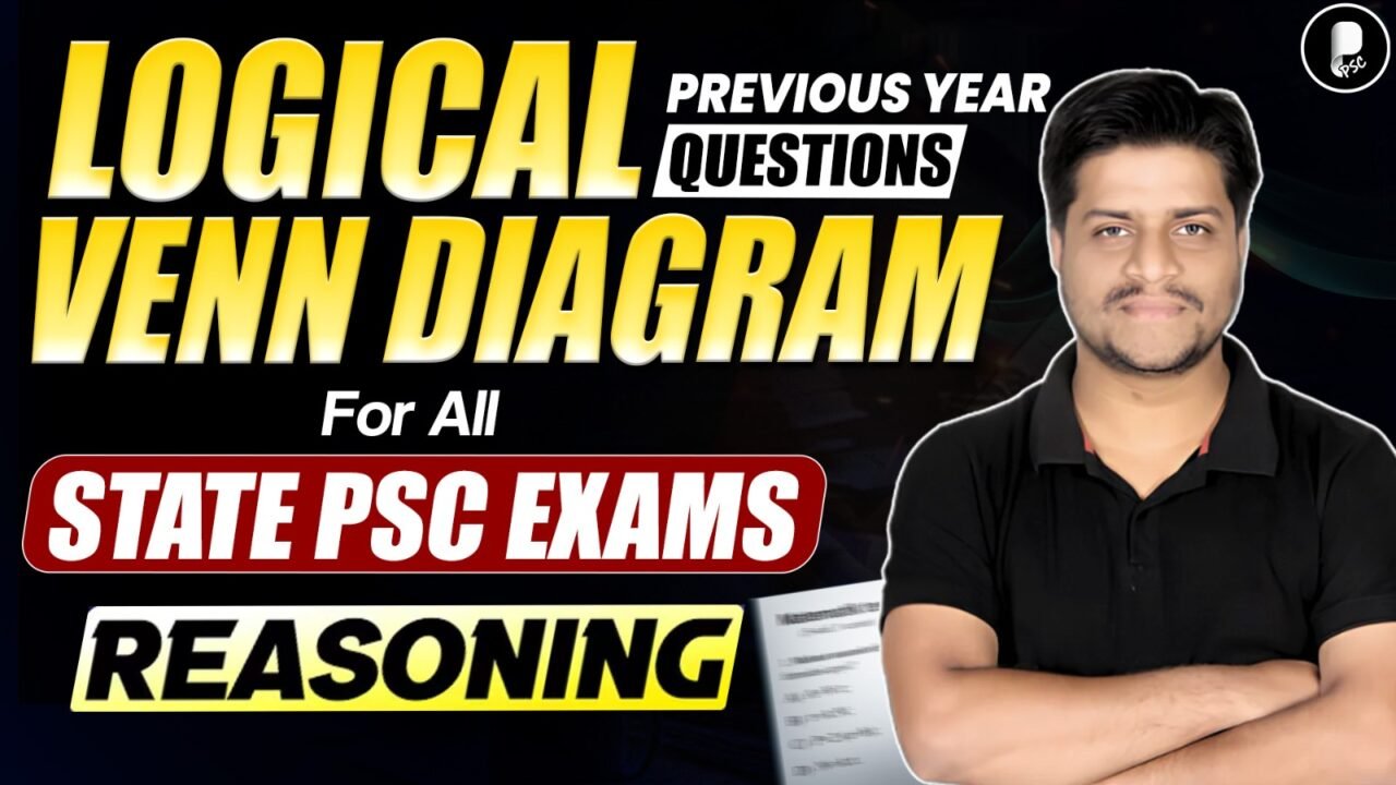Logical Venn Diagram (Previous Year Questions) | Reasoning for All State PSC Exams