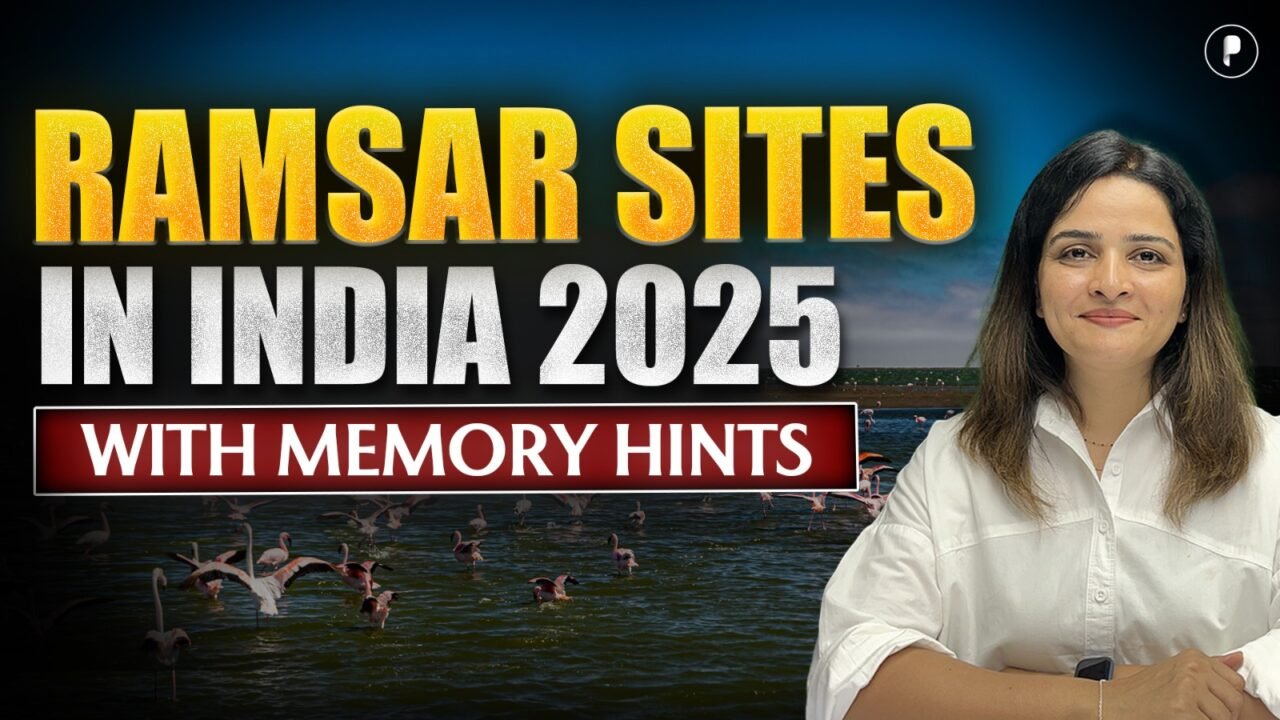Ramsar Sites in India 2025 with Memory Hints
