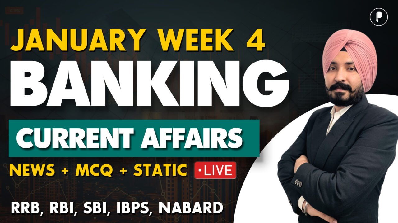 Weekly Banking Current Affairs January'26 - PDF Week 4