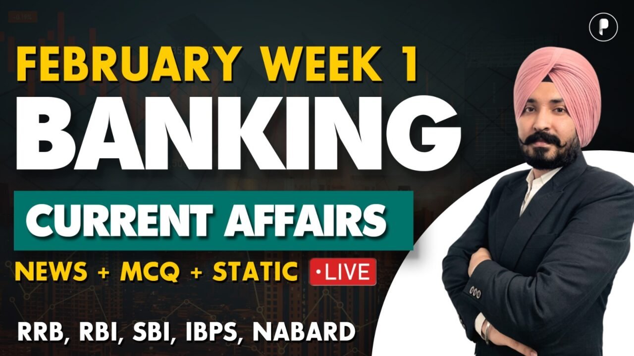 Weekly Banking Current Affairs February'26 - PDF Week 1