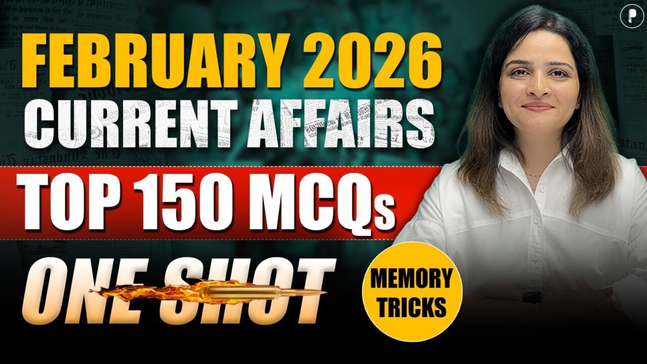 February 2026 Monthly Current Affairs MCQs