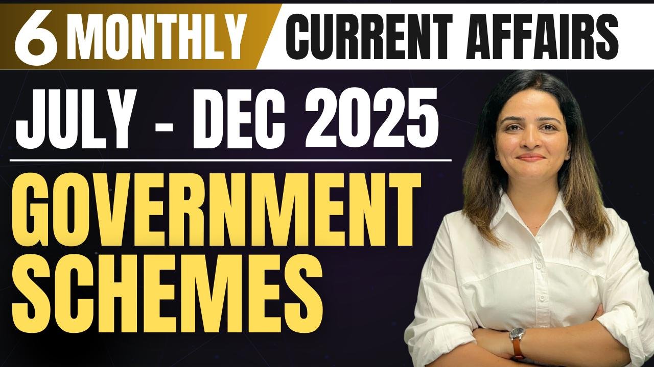 6 Months Government Schemes 2025 (July–Dec) with Memory Tricks | Defence Current Affairs