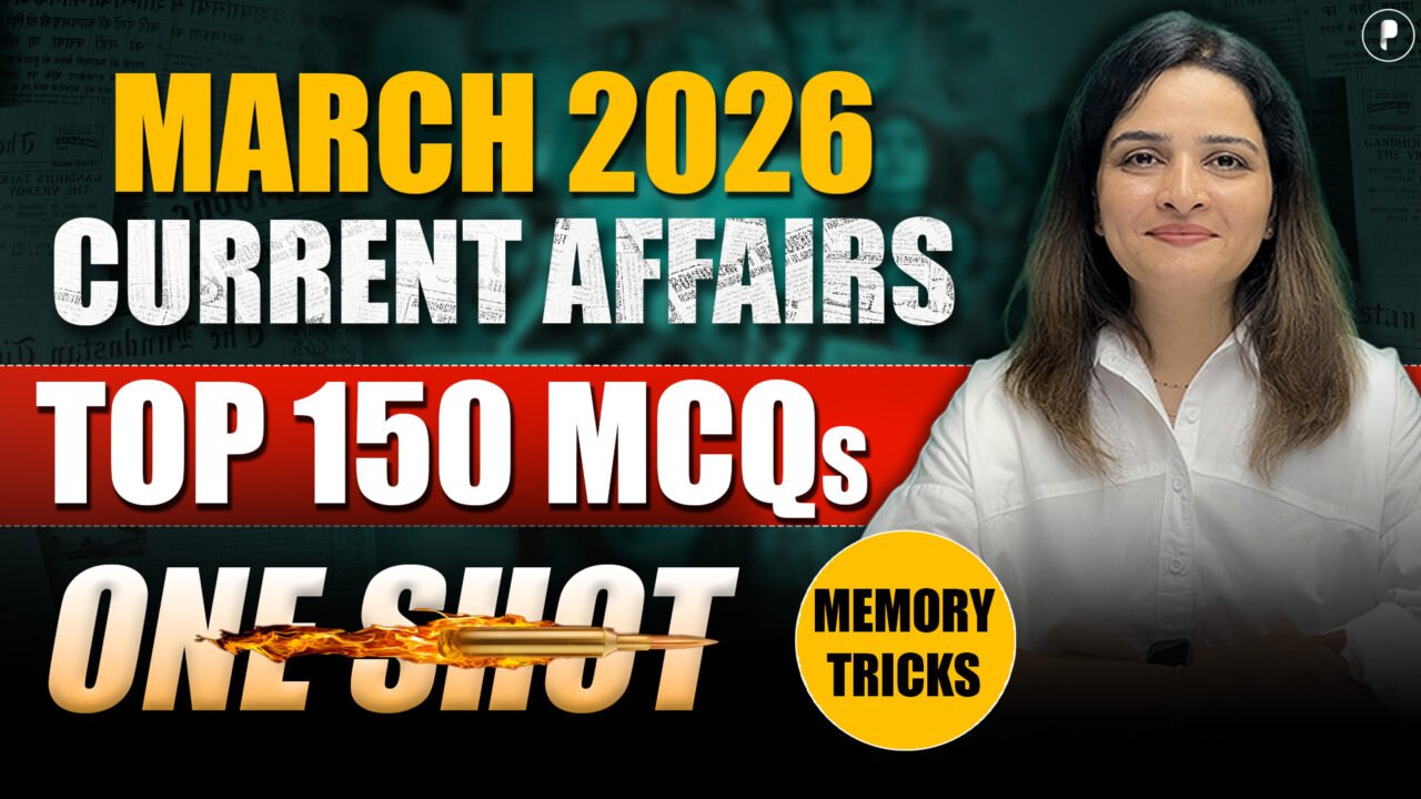 Monthly CA MCQs PDF March'26