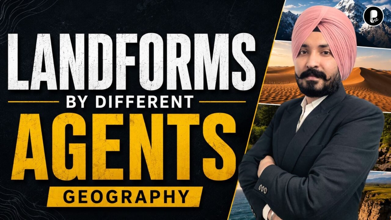 Landforms by Different Agents: Rivers, Glaciers, Wind, Waves & Groundwater | Geography
