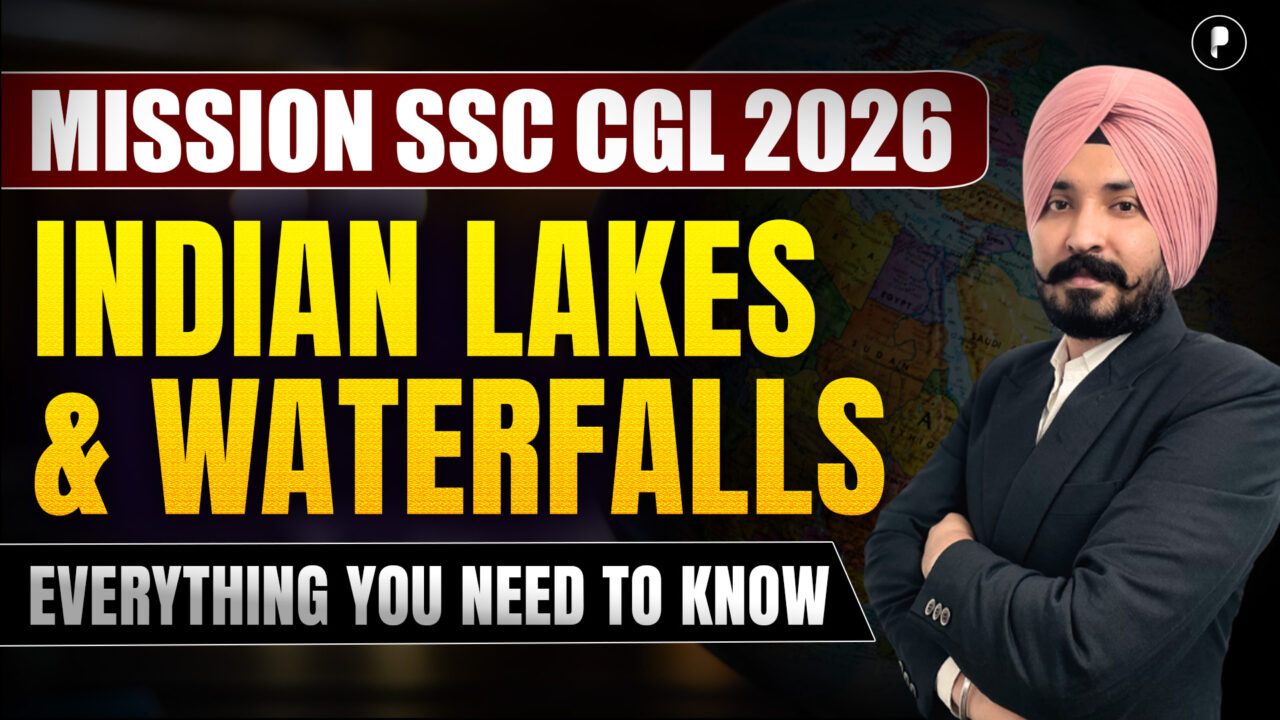 Indian Lakes & Waterfalls | Complete Geography One Shot | SSC CGL 2026