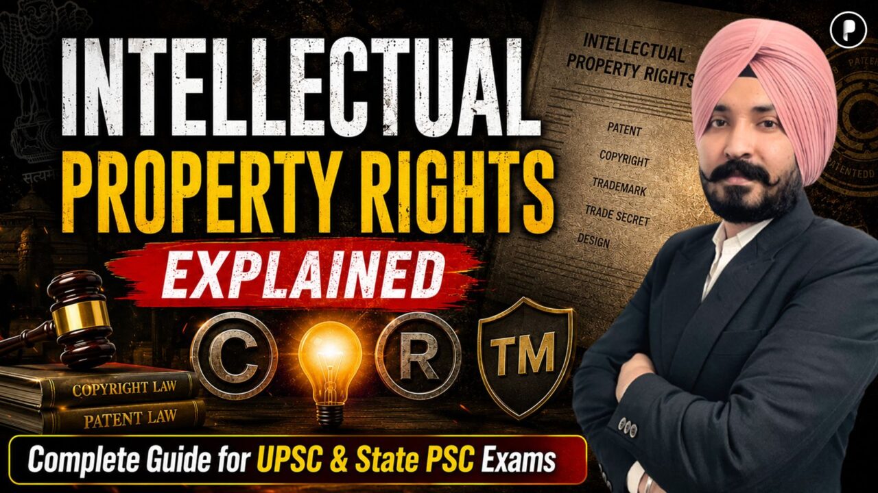 Intellectual Property Rights (IPR) Explained | Patents, Copyright, Trademark & GI | UPSC & State PSC