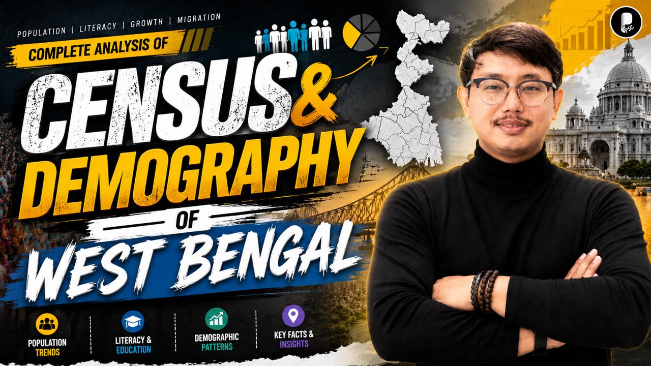 Census & Demography of West Bengal | PYQs + Most Expected Questions | WBCS