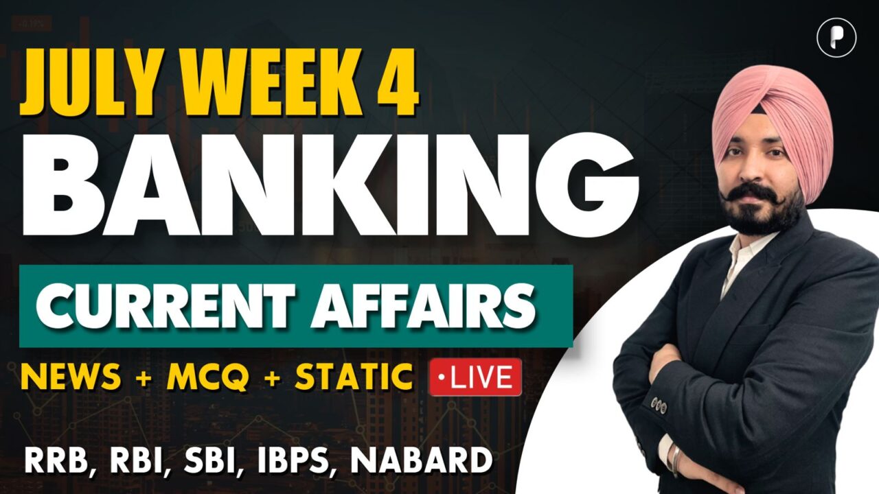 Weekly Banking Current Affairs | June Week 4 | Parcham Classes