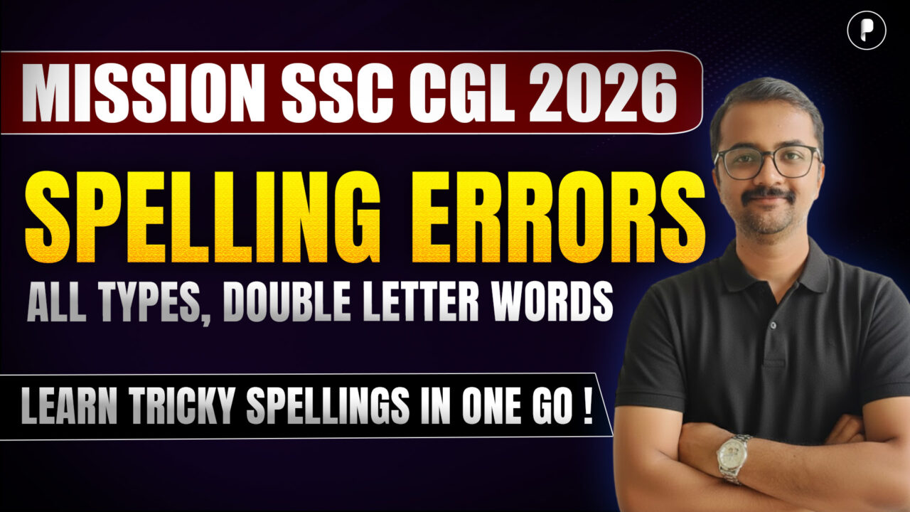 Spelling Errors in One Class | Double Letter Words, Tricks, Types & Practice | SSC CGL 2026