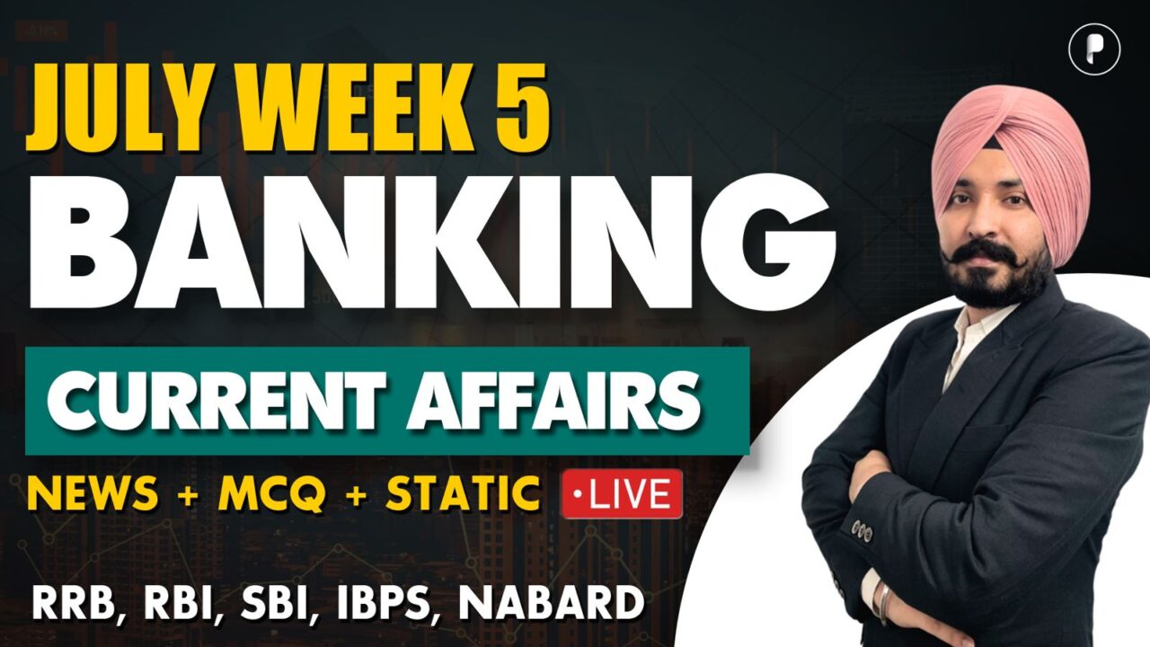 Weekly Banking Current Affairs | June Week 5 | Parcham Classes