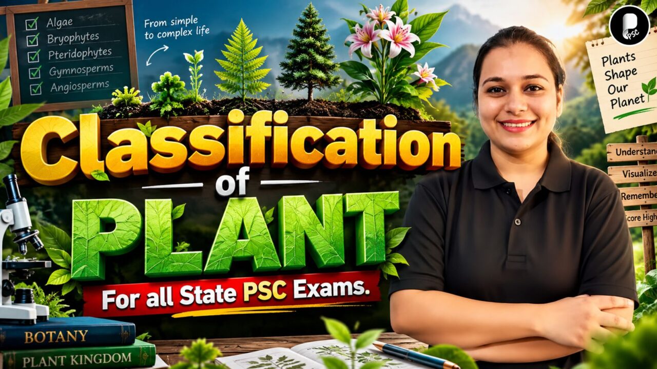 Plant Kingdom Classification | Cryptogams & Phanerogams | UPSC & State PSC